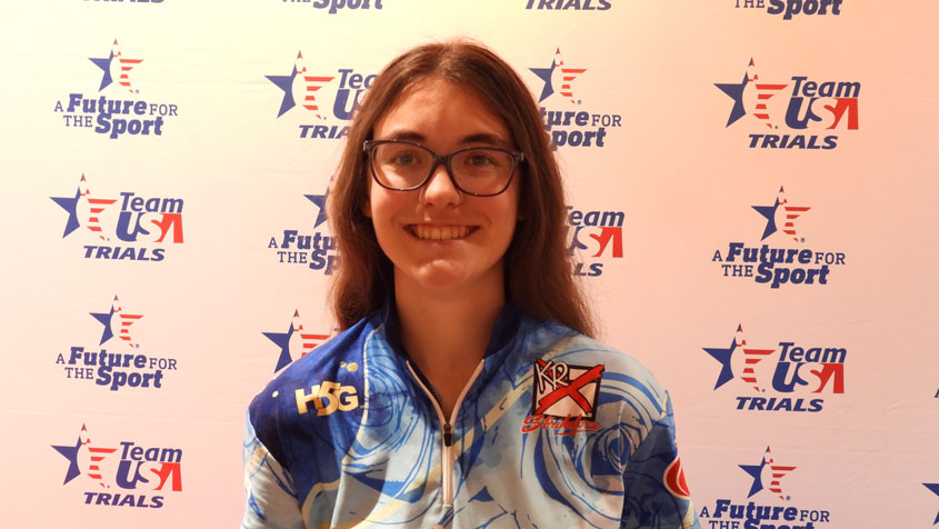 Day 2 Women's leader Gianna Brandolino 